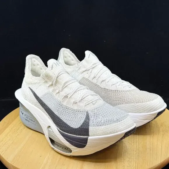 Nike Air Zoom Alphafly Next% 3 White Gridiron Pure Platinum FD8311-101 Mens 11.5 - Picture 6 of 10